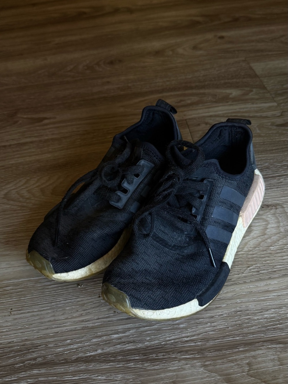 adidas Black NMD Athletic Knit Sneakers